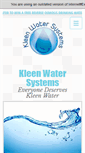 Mobile Screenshot of kleenwatersystems.com